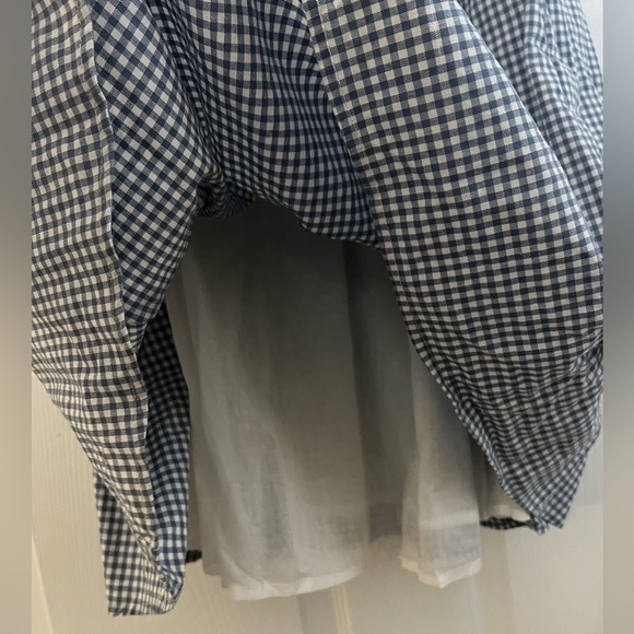 Landry Kate / Storia Kimber Blue Gingham Sleeveless Bow Ties Midi Dress Medium - Picture 8 of 11